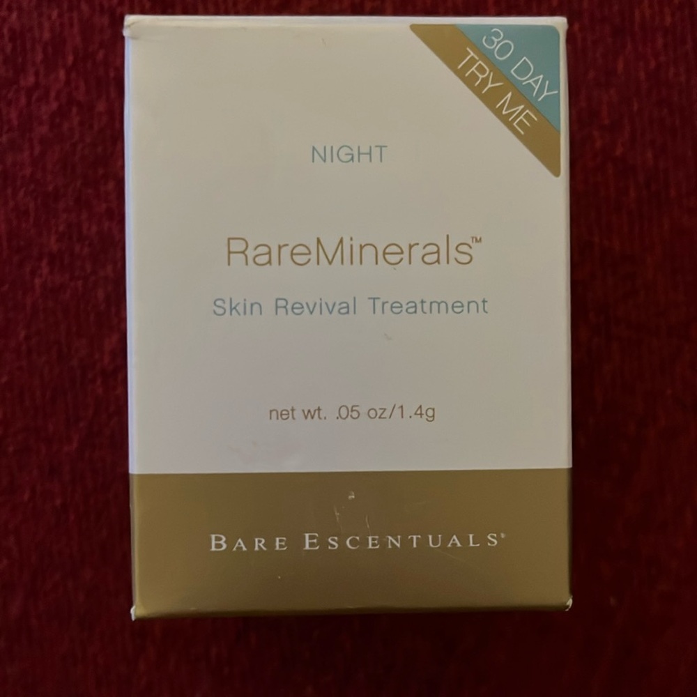 Bare Minerals RARE minerals skin revival treatment night medium NEW retired